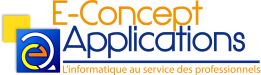 e-concept application logo